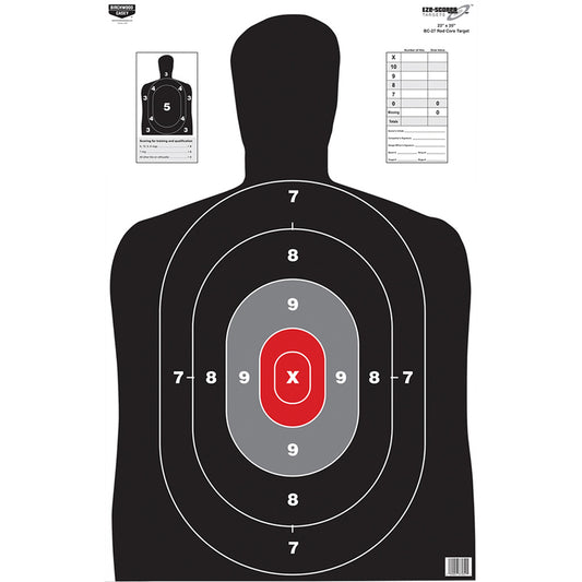 Birchwood Casey Eze-scorer Target Bc-27 Red 23x35 In. 100 Pk.