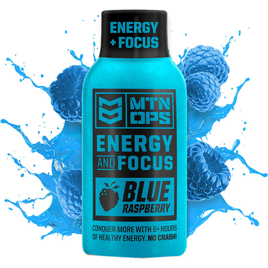 Mtn Ops Energy Shots Blue Raspberry