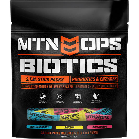 Mtn Ops Biotics Stm Stick Pack 30 Ct.