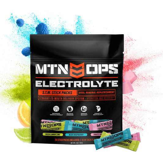 Mtn Ops Electrolytes Stm Stick Pack 30 Ct.