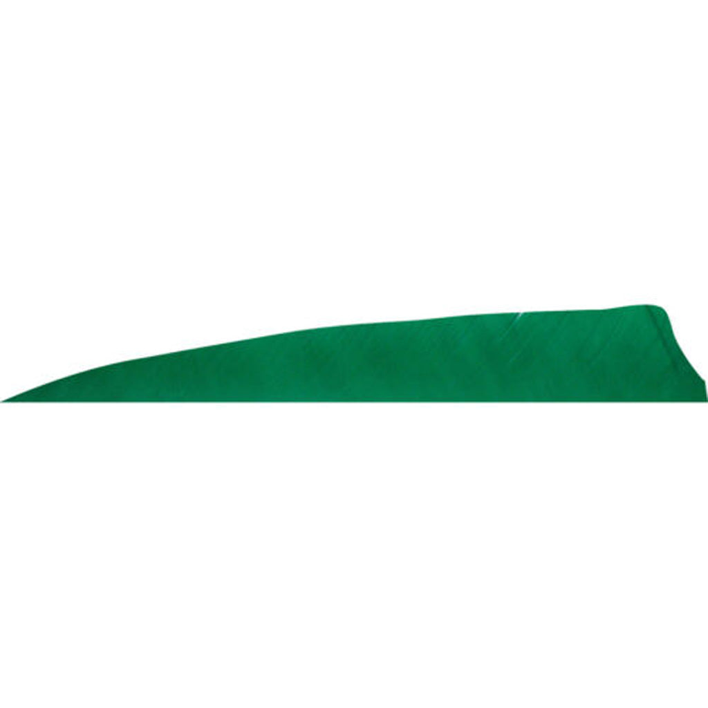 Gateway Shield Cut Feathers Tre Green 4 In. Rw 50 Pk.