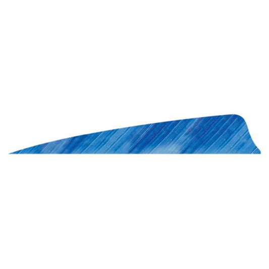 Gateway Shield Cut Feathers Tre White-blue 4 In. Rw 50 Pk.