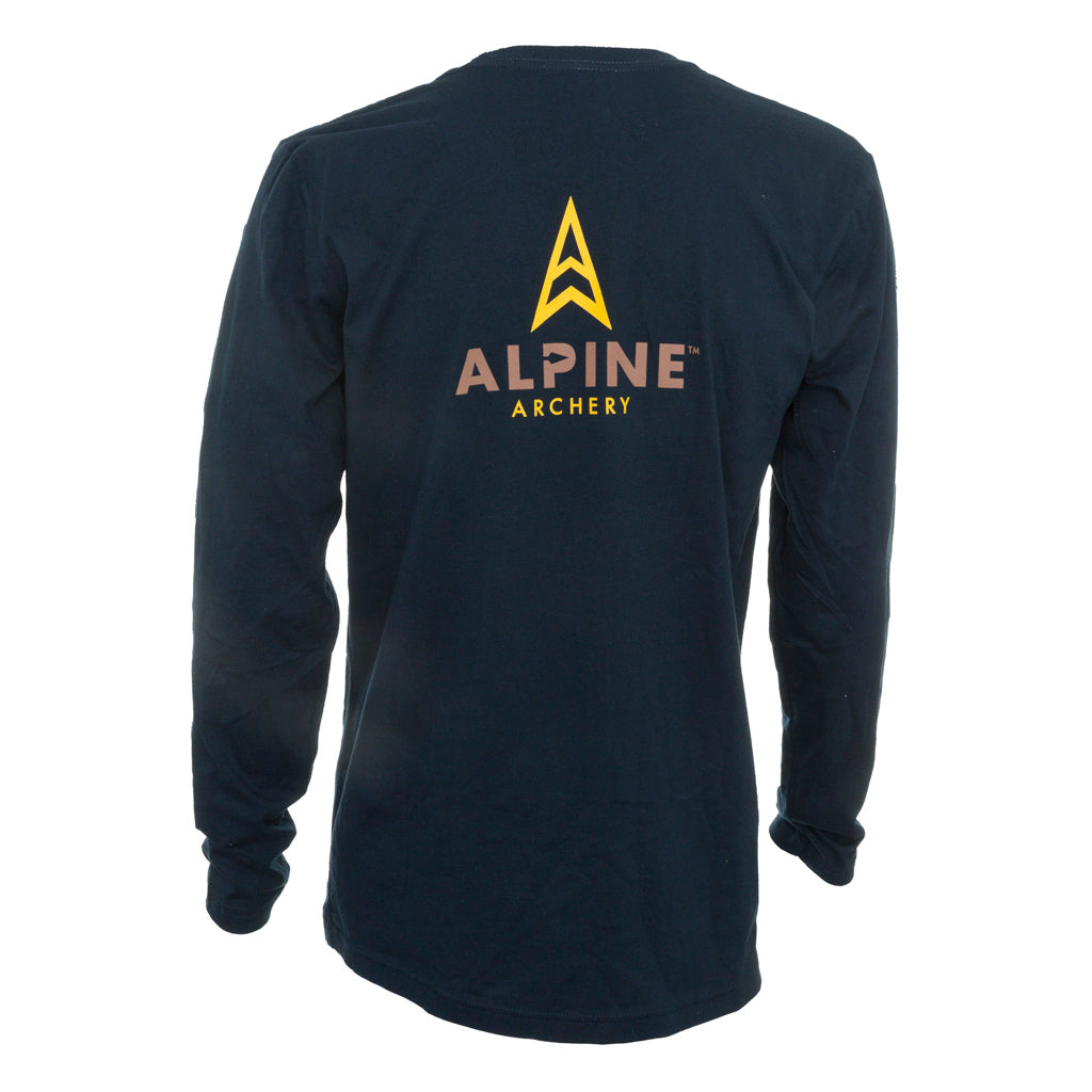 Alpine Long Sleeve Tee Navy Large
