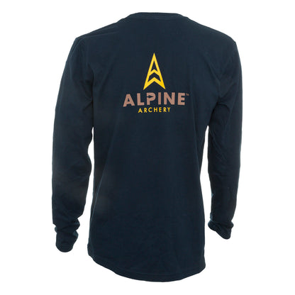 Alpine Long Sleeve Tee Navy Xlarge