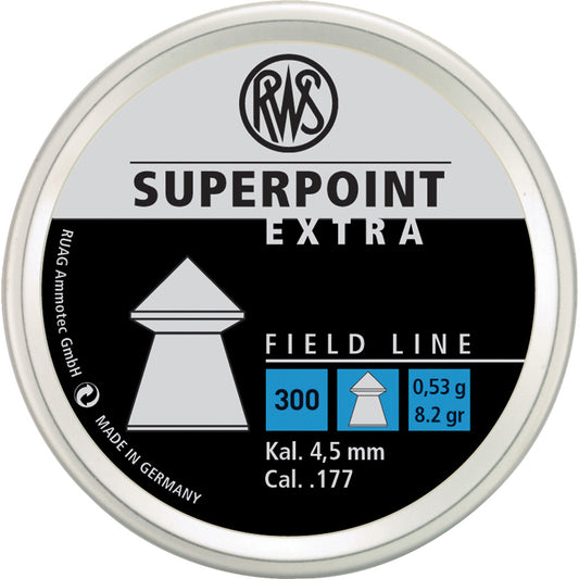 Rws Superpoint Extra Field Line .177 Pellet 300 Ct.