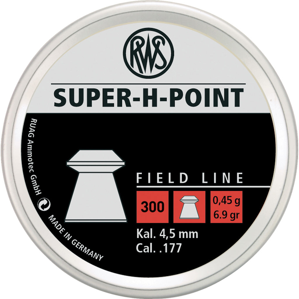 Rws Super-h-point Field Line .177 Pellets 300 Ct.