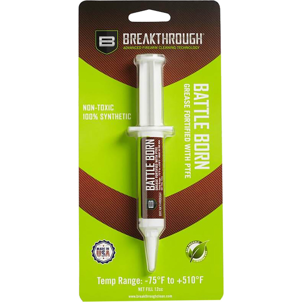 Breakthrough Battle Born Grease Fortified W- Ptfe 12cc Syringe