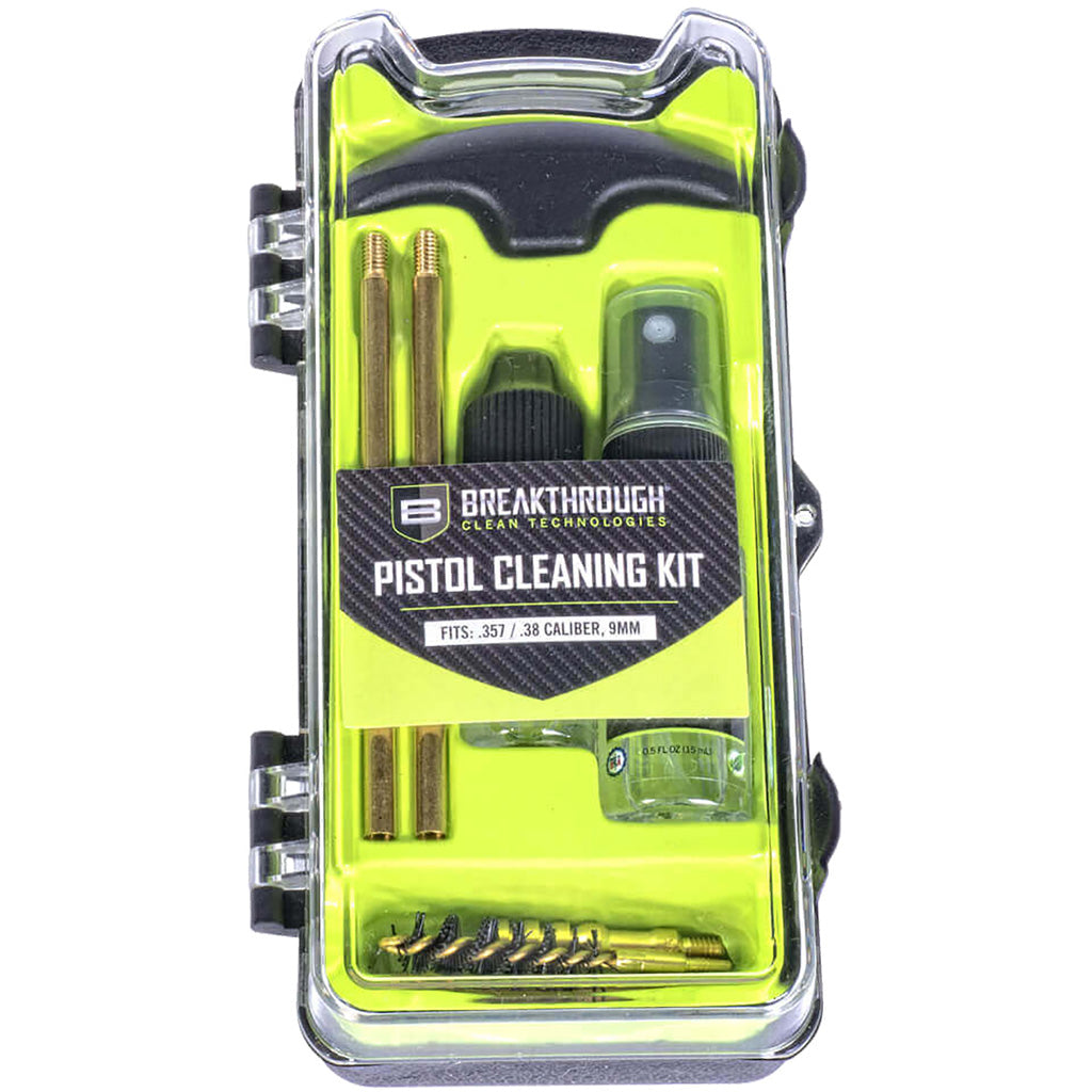 Breakthrough Vision Series Hard Case Cleaning Kit Pistol 35 Cal. - 38 Cal. - 9mm