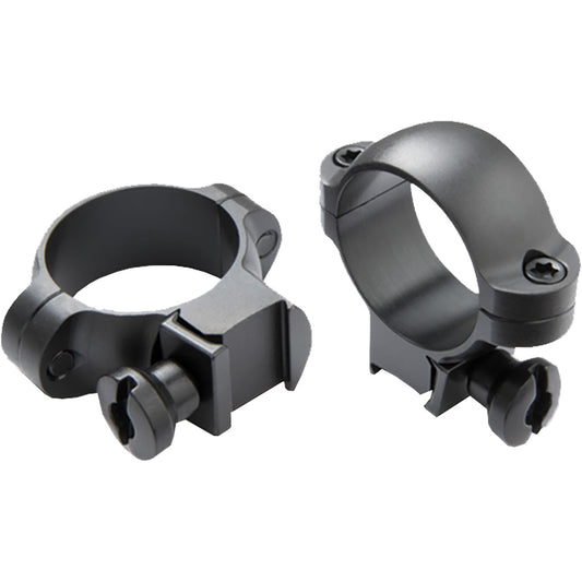 Burris Rimfire-airgun Rings 1 In. High Deluxe Steel Matte Black