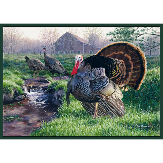 Custom Printed Rug Wild Turkey - Archery Warehouse