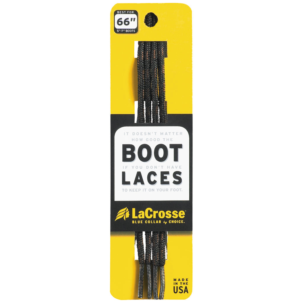 Lacrosse Boot Laces Black-brown 76 In.