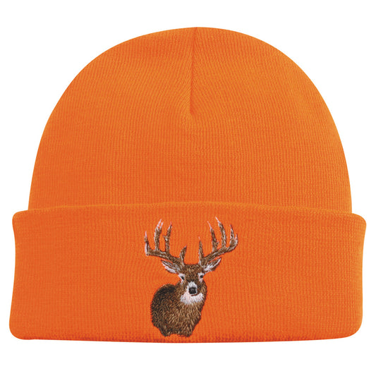 Outdoor Cap Knit Watch Cap W-deer Blaze Orange