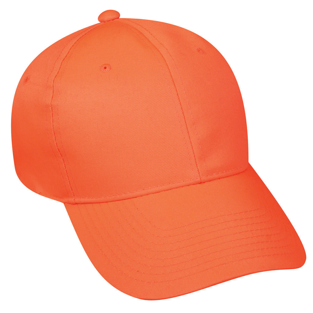 Outdoor Cap 6 Panel Mid Profile Hat Blaze Orange