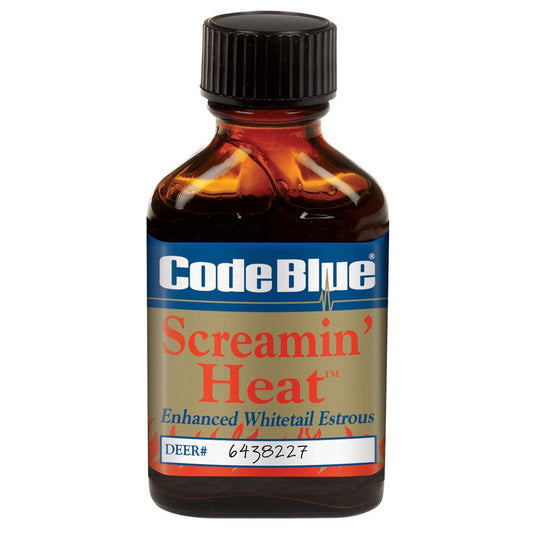 Code Blue Screamin Heat Enhanced Estrous 1 Oz. - Archery Warehouse