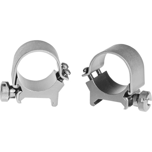 Weaver Detachable Top Mount Rings Silver 1 In. Ring High