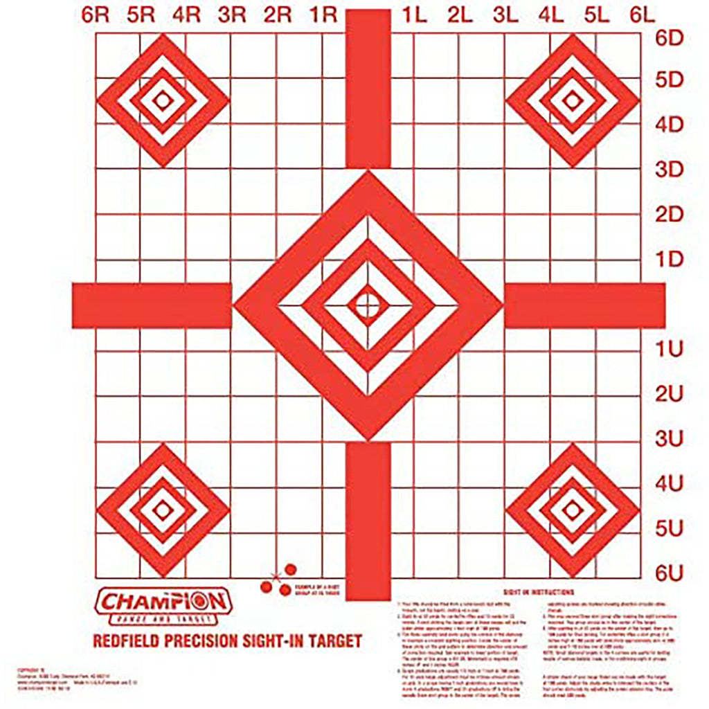 Redfield Sight-in Targets 10 Pk.