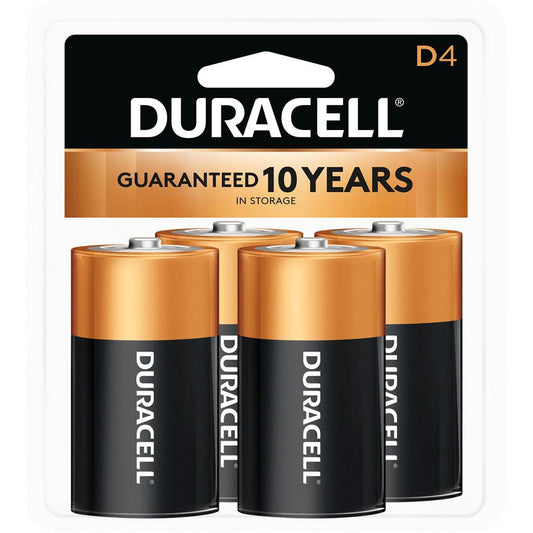 Duracell Coppertop Batteries D 4 Pk. - Archery Warehouse