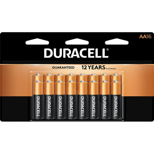 Duracell Coppertop Batteries Aa 16 Pk. - Archery Warehouse