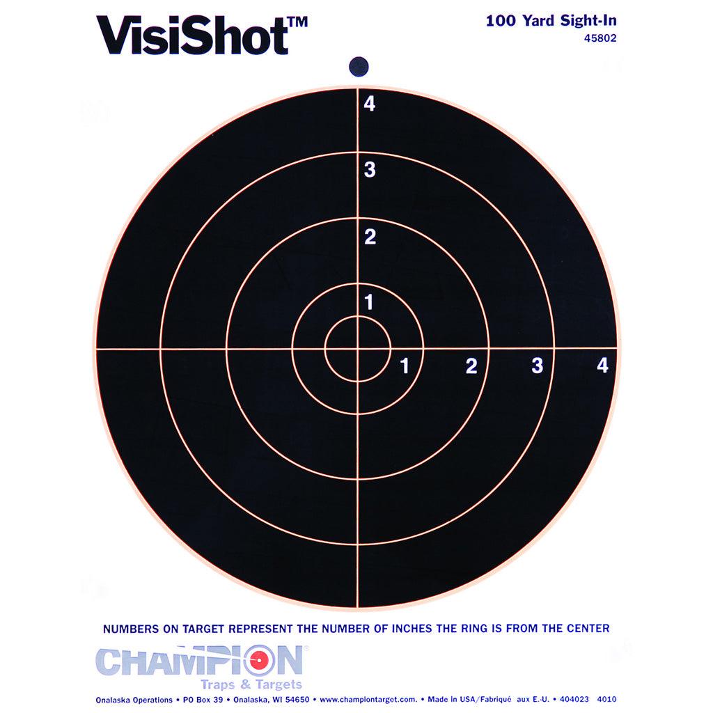 Champion Visishot Circle Target 8 In. 10 Pk - Archery Warehouse