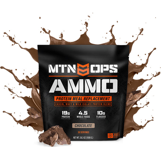 Mtn Ops Ammo Whey Protein Meal Replacement Chocolate