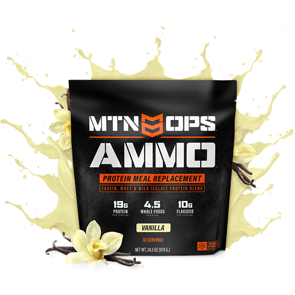 Mtn Ops Ammo Whey Protein Meal Replacement Vanilla