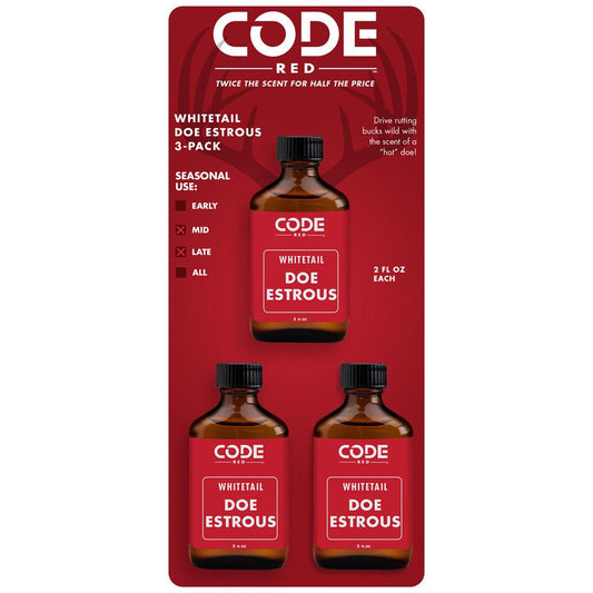 Code Red Doe Estrous Triple Pack 2 Oz. 3 Pk. - Archery Warehouse