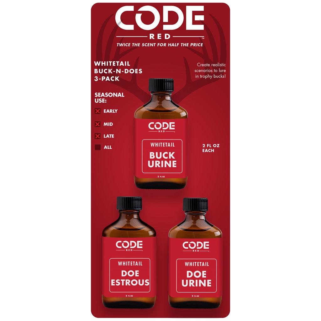 Code Red Triple Buck-n-does Scent Combo 3 Pk. - Archery Warehouse