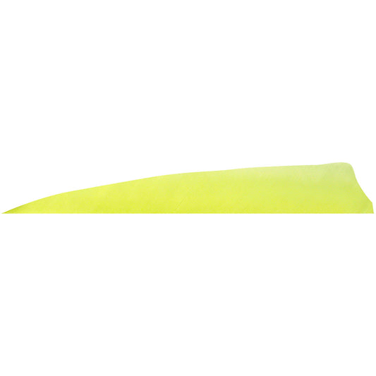 Gateway Shield Cut Feathers Flo Yellow 4 In. Rw 100 Pk.