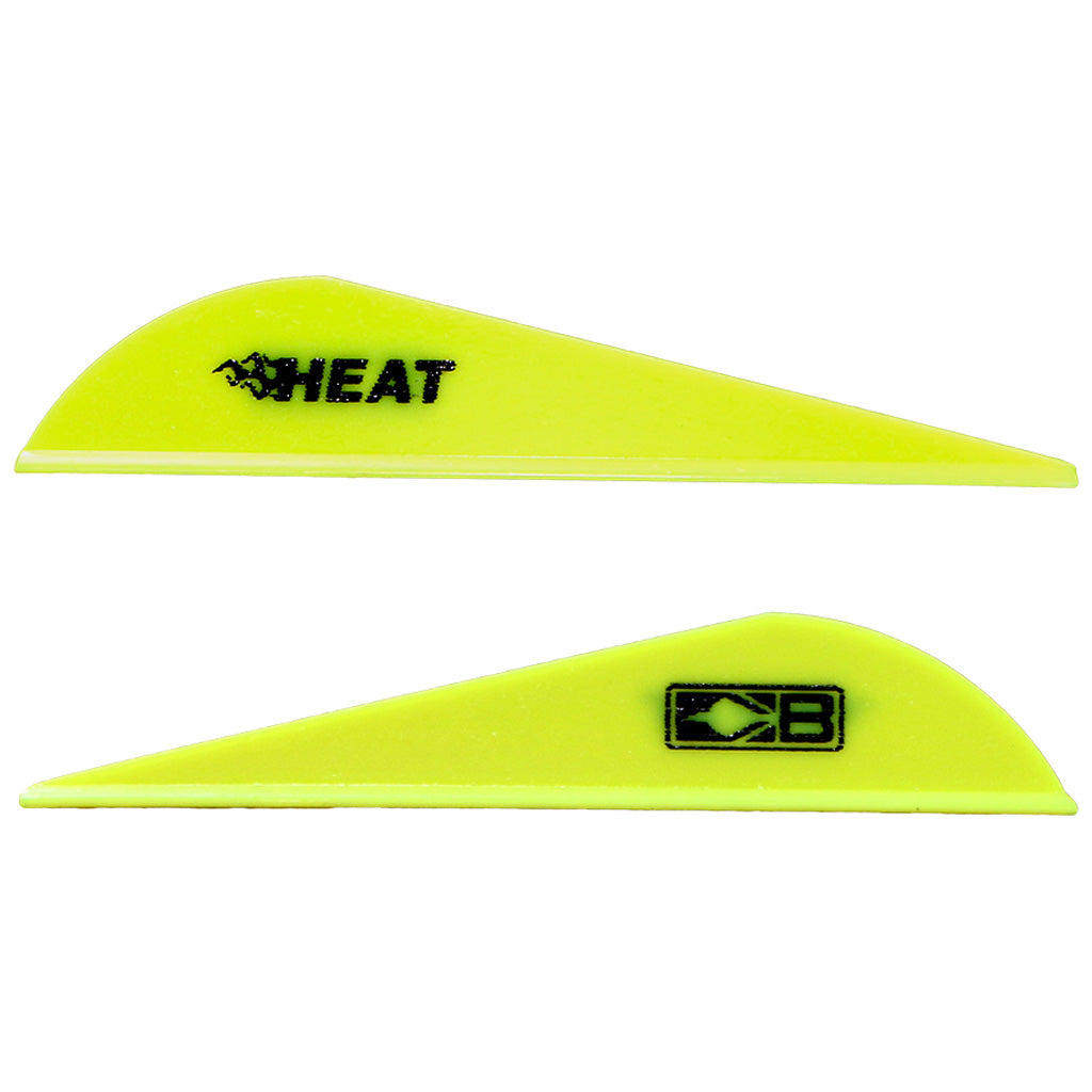 Bohning Heat Vanes Neon Yellow 36 Pk.