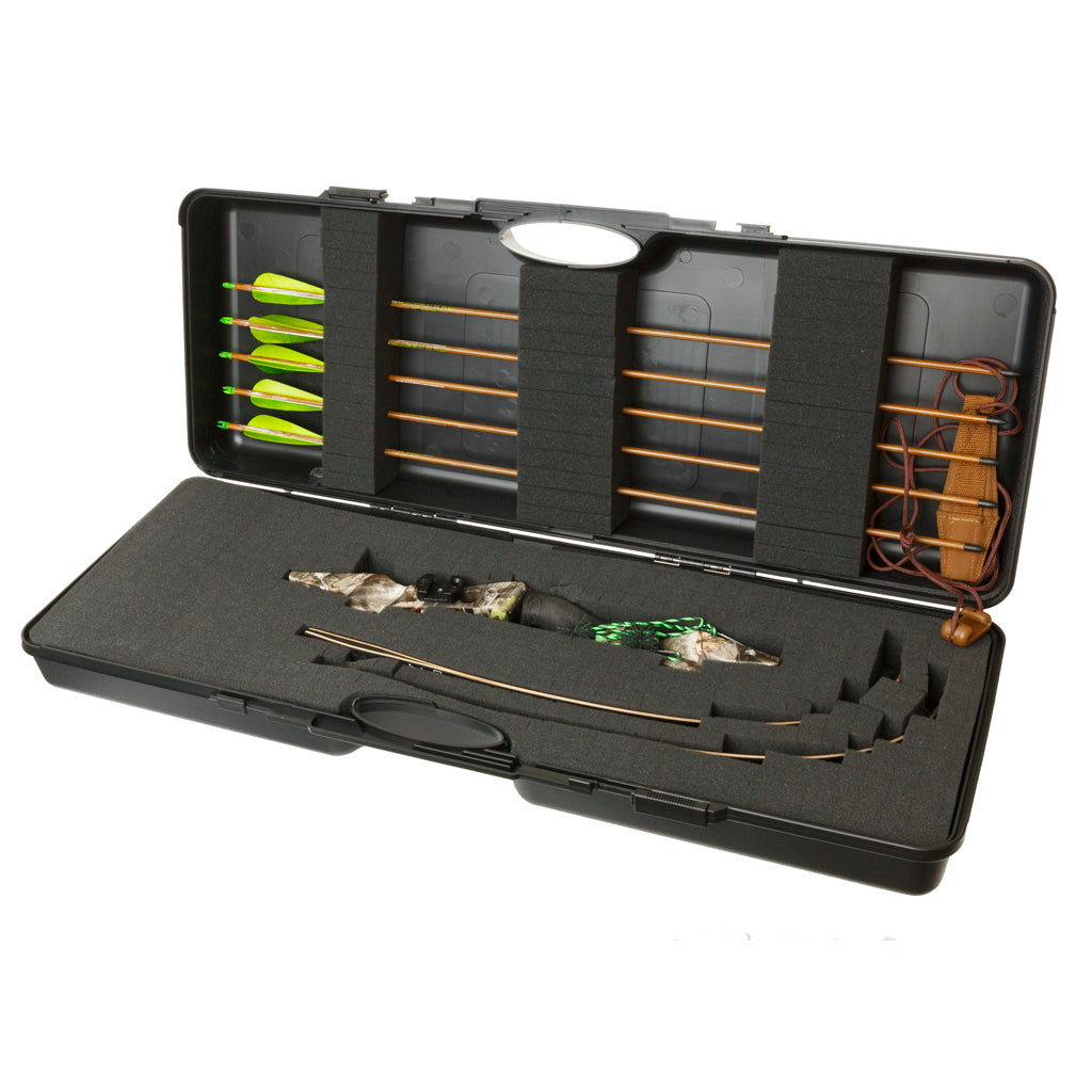 archery tackle box October Mountain Take-Down Recurve Hard Bow Case Black