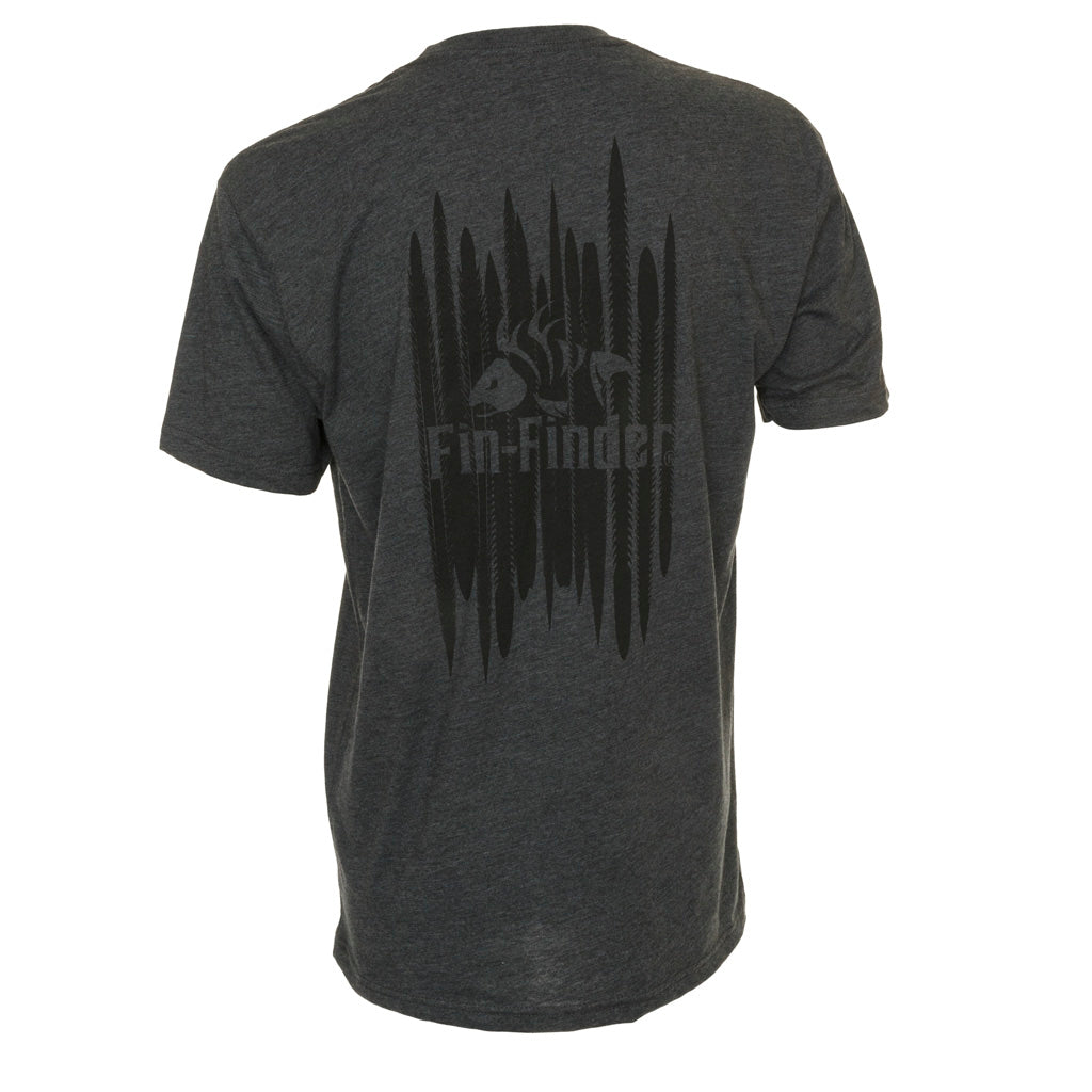Fin Finder The Barb Tee Charcoal Large