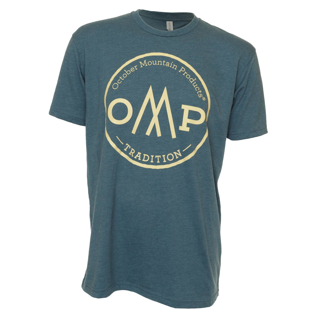 October Mountain Tradition Tee Indigo Small