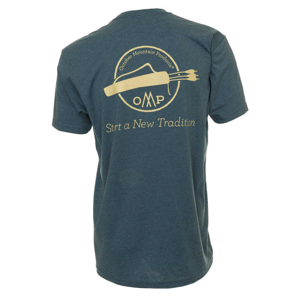 October Mountain Tradition Tee Indigo Small