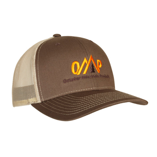 October Mountain Logo Hat Brown-tan
