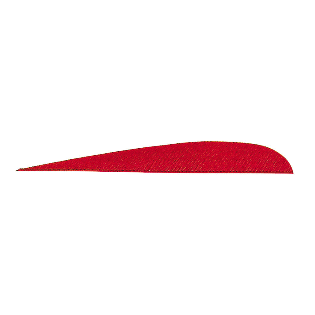 Gateway Parabolic Feathers Red 5 In. Rw 100 Pk.
