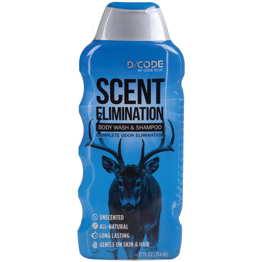 Code Blue D-code Odor Eliminator Body Wash-shampoo 12 Oz. - Archery Warehouse