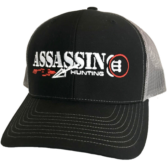 Assassin Mesh Back Hat Bloodtrail Black-charcoal Osfa