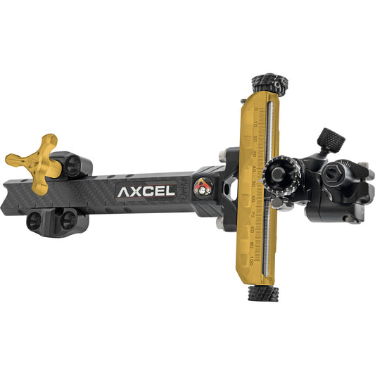Axcel Achieve Xp Compound Sight Gold- Black 6 In. Rh