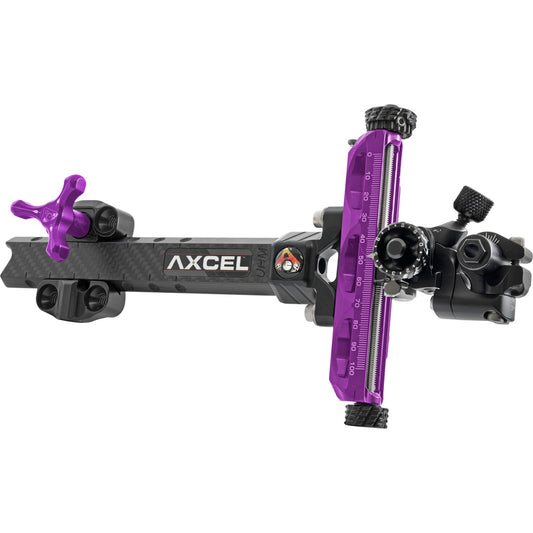 Axcel Achieve Xp Compound Sight Purple- Black 6 In. Rh