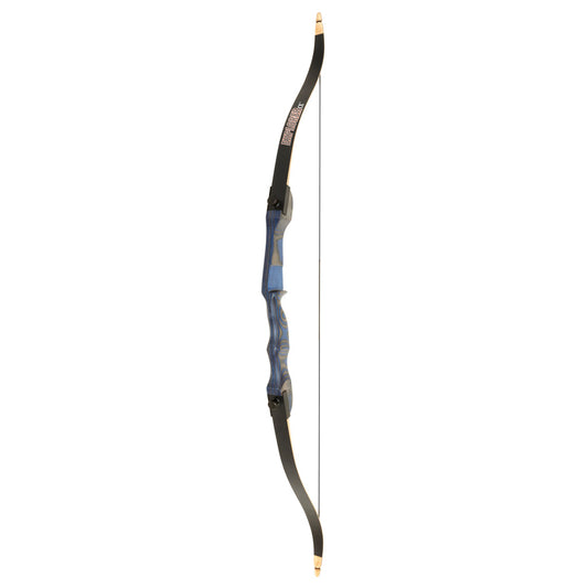 October Mountain Explorer Ce Recurve Bow Blue 54 In. 20 Lbs. Lh