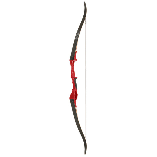 October Mountain Ascent Recurve Bow Red 58 In. 20 Lbs. Rh